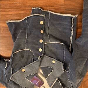 Stylish Denim Jacket with Button Details